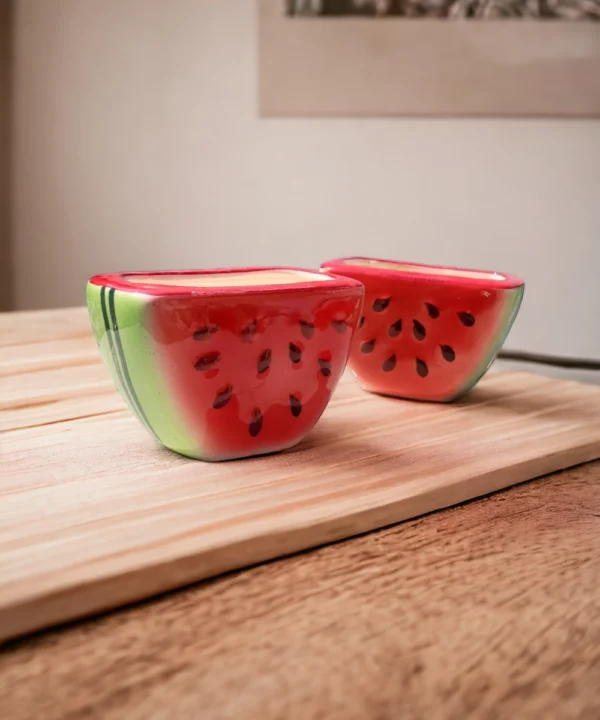 watermelon ceramic pot | set of 2