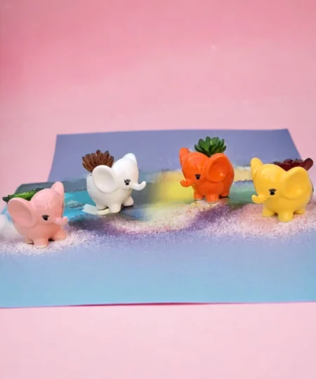 ceramic pot for succulants, set of 4