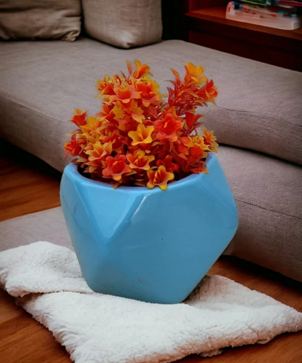 diamond ceramic pot for gardening
