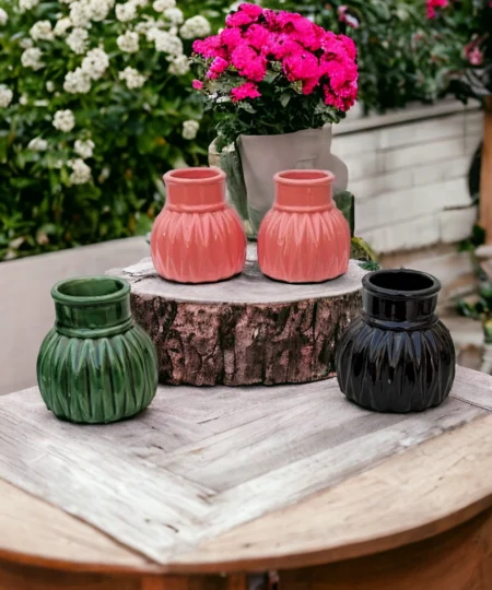 surahi ceramic pot for home decore