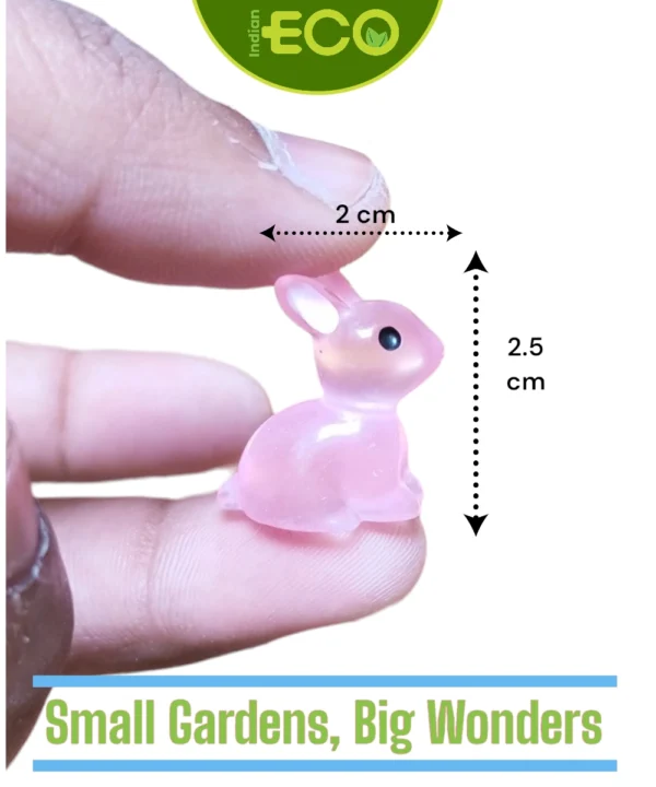 Glow rabbit Miniature| luminious miniature