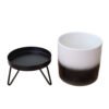 designer ceramic pots with stand